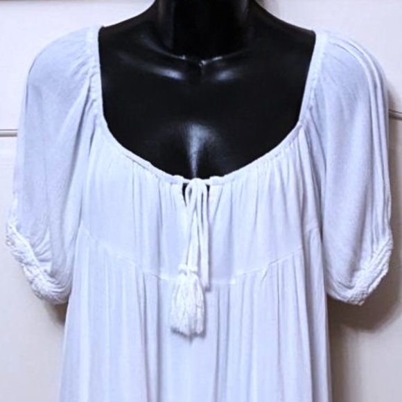 Shop Neighbor by In The Beginning Mini Peasant Dress - Picture 4 of 5